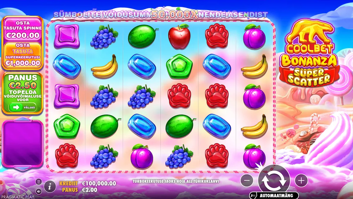 Coolbet Bonanza Super Scatter slotimäng