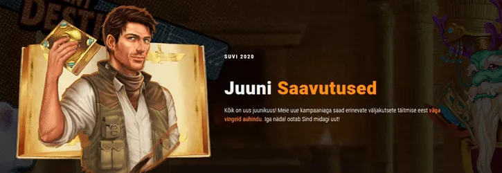 coolbet kasiino juuni saavutused kampaania