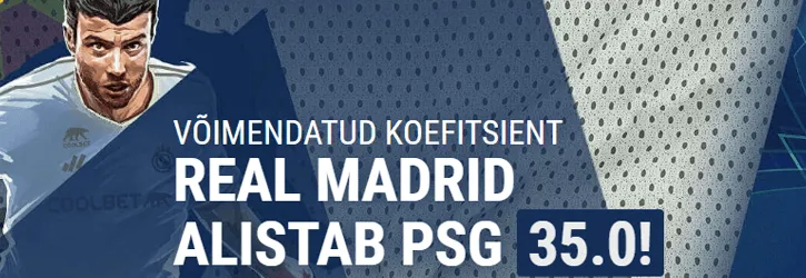 coolbet real madrid 35koef kampaania