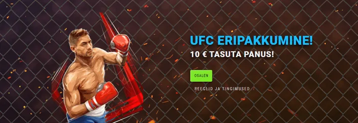 coolbet spordiennustus ufc eripakkumine kampaania