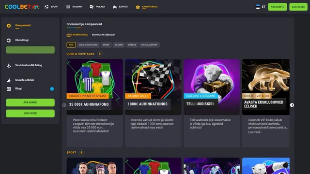 coolbet kasiino kampaaniad