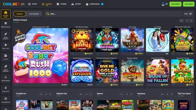 coolbet kasiino veebileht