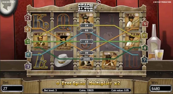 dead or alive slot review