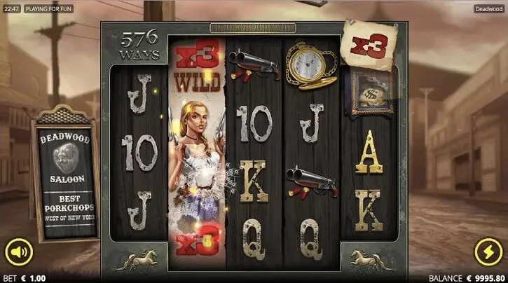 deadwood slot screen
