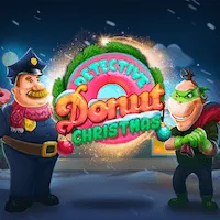 detective donut christmas slot icon