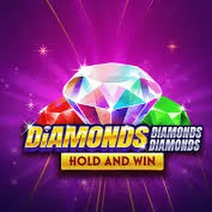 diamonds diamonds diamonds hold and win slot icon