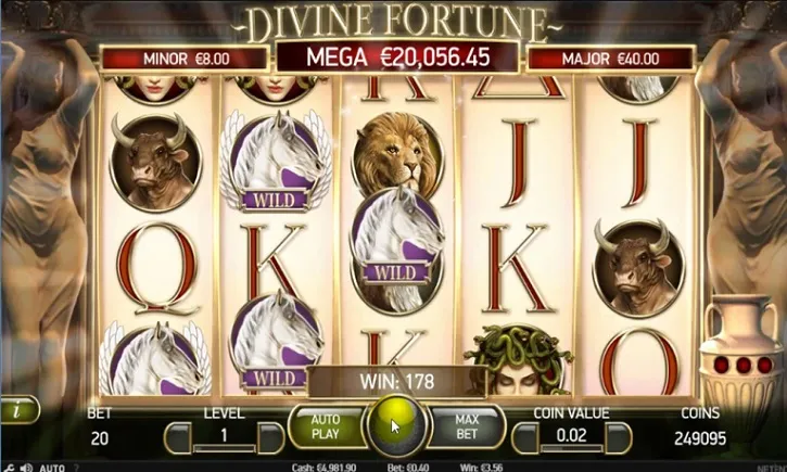 divine fortune slot preview