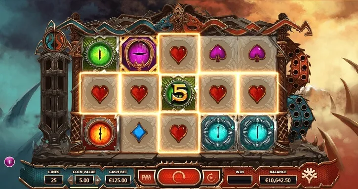 double dragons slot screen