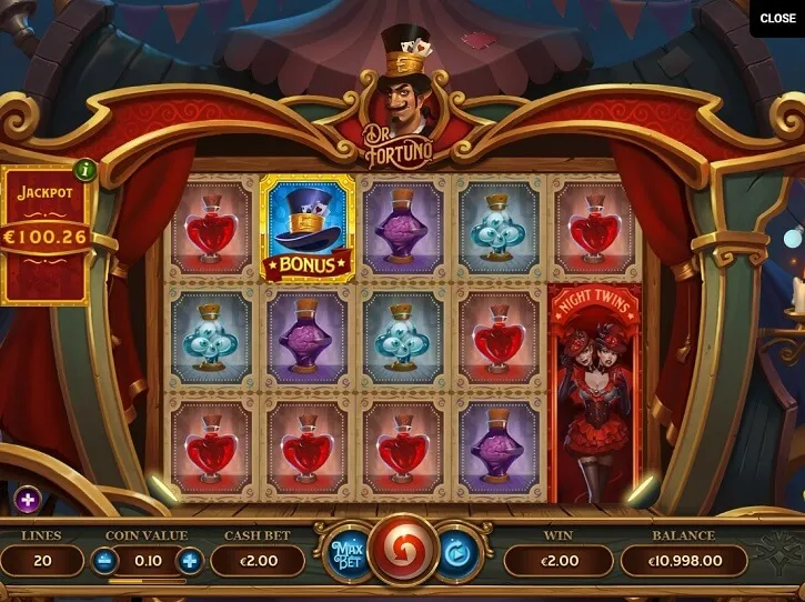 dr fortuno slot review