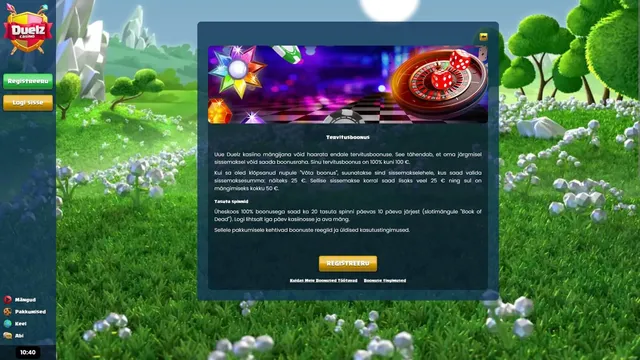 duelz kasiino tervituspakkumine