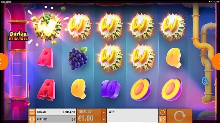 durian dynamite slot screen