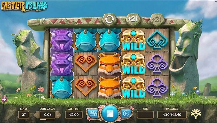 easter island slot screen