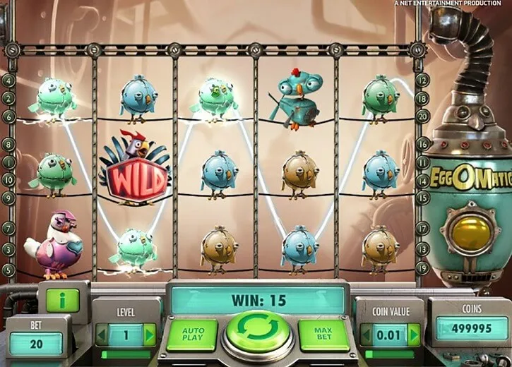eggomatic slot screen