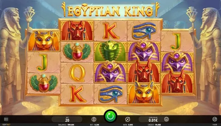 egyptian king slot screen