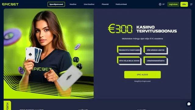 epicbet kasiino tervituspakkumine