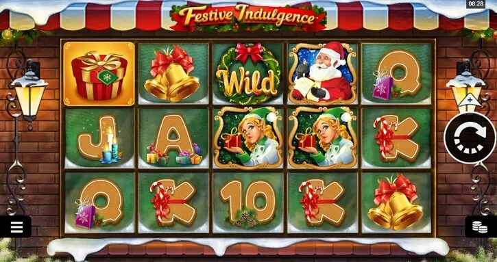 festive indulgence slot screen