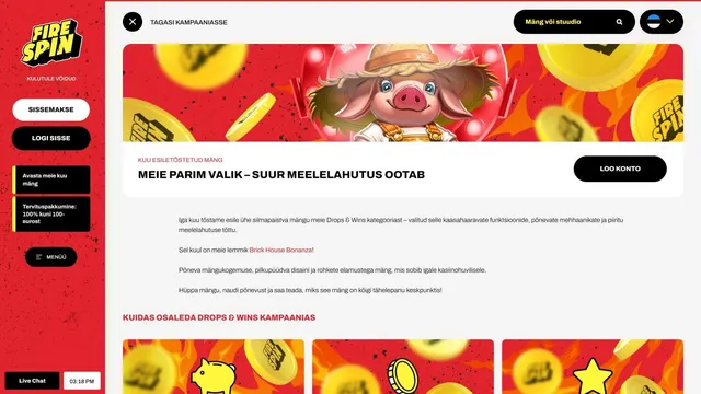 firespin kasiino kuumäng