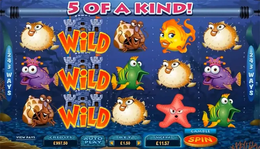fish party slot screen