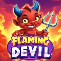 flaming devil slot icon