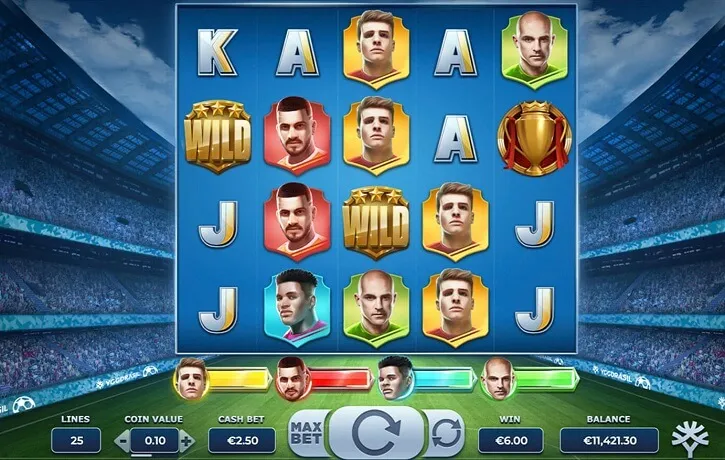 football glory slot screen