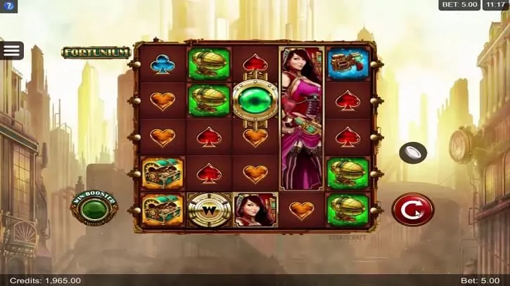 fortunium slot screen