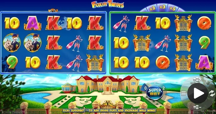 foxin twins slot screen