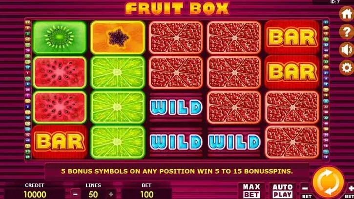 fruit box slot screen