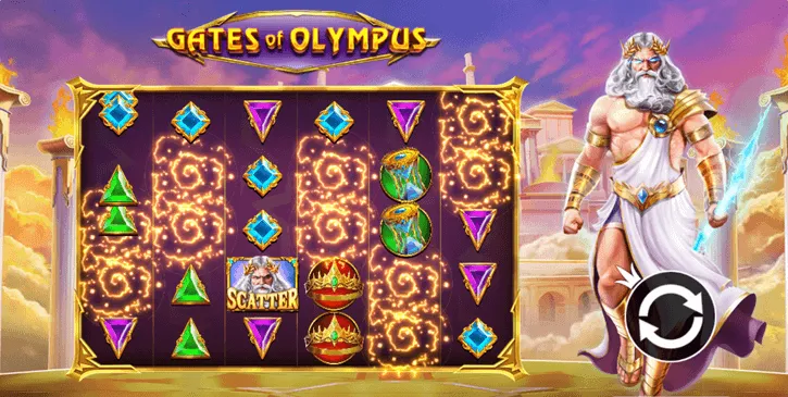 gates of olympus slot screen