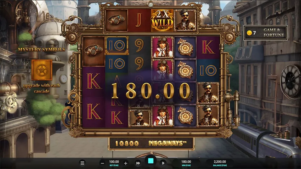 gears of eternia megaways dream drop slot screen