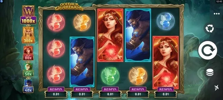 goldaur guardians slot screen