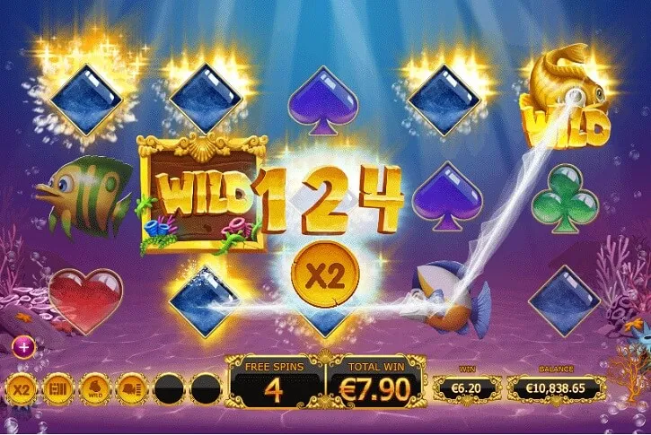 golden fishtank slot bonus