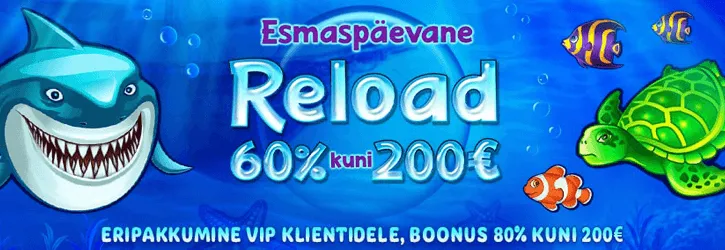 grandx kasiino esmaspaevane reload boonus kampaania