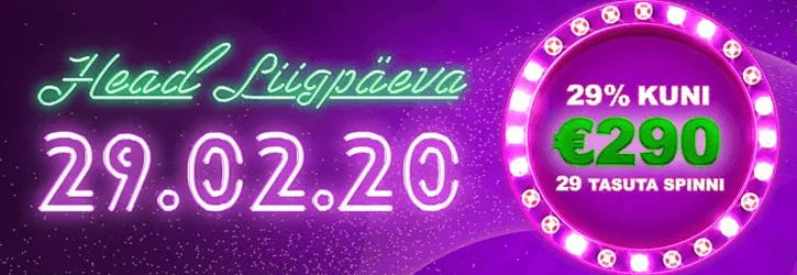 grandx kasiino leap year bonus kampaania