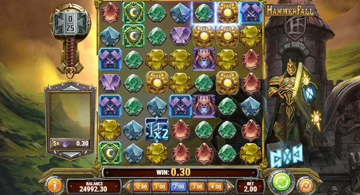 hammerfall slot screen