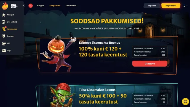 hellwinz kasiino kampaaniad