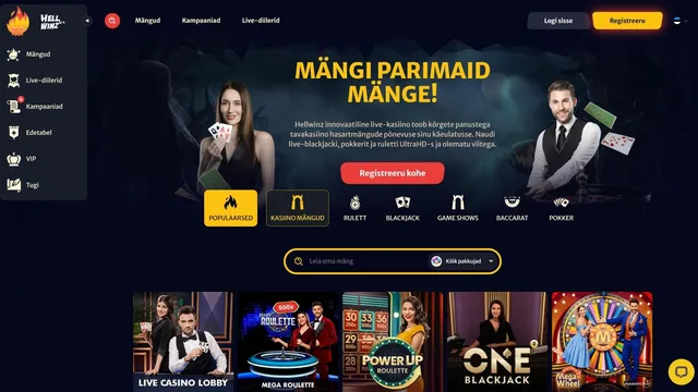 hellwinz kasiino live diilerid