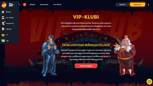 hellwinz kasiino vip klubi