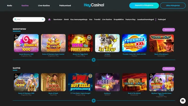 heycasino slotimängud