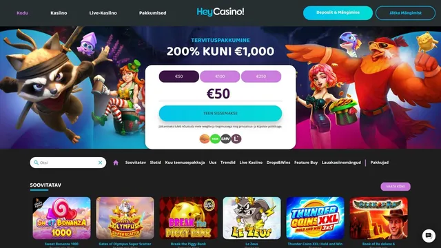 heycasino veebileht