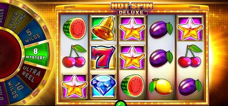 hot spin deluxe slot screen