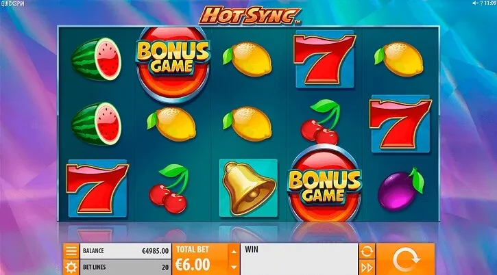 hot sync slot screen