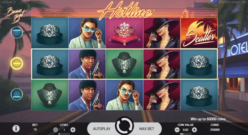 hotline slot screen
