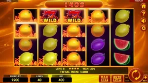 hottest fruits 40 slot screen