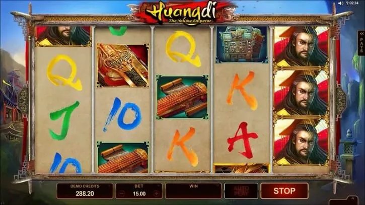 huangdi the yellow emperor slot screen