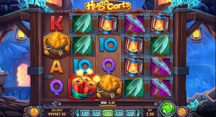 hugo carts slot screen