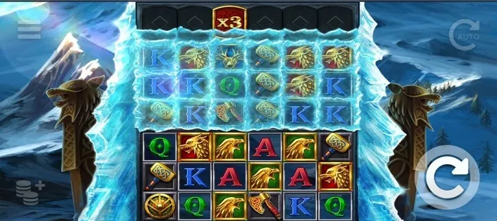 ice wolf slot screen