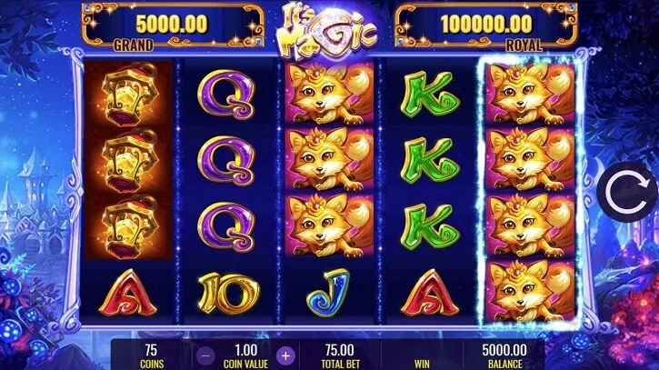 its magic lilly slot screen