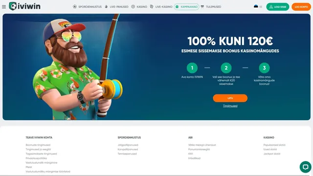 iviwin casino tervitusboonus