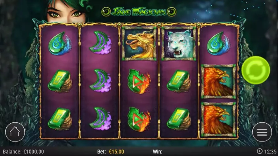 jade magician slot screen