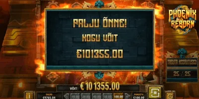 крупный выигрыш в kiirkasiino и phoenix reborn